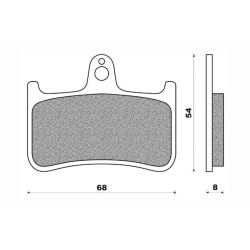 FDB533  Ferodo Front Brake Pads Honda CB-900 Hornet 