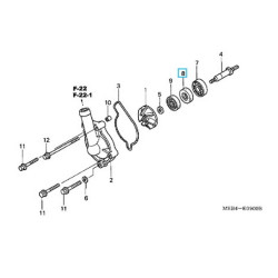 91201965000  Τσιμούχα Αντλίας Νερού Honda CR-125-250 CRF-250-450R-X