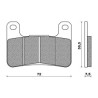 FDB2178ST  Ferodo Front Brakes Pads Suzuki GSXR-600-750-1000