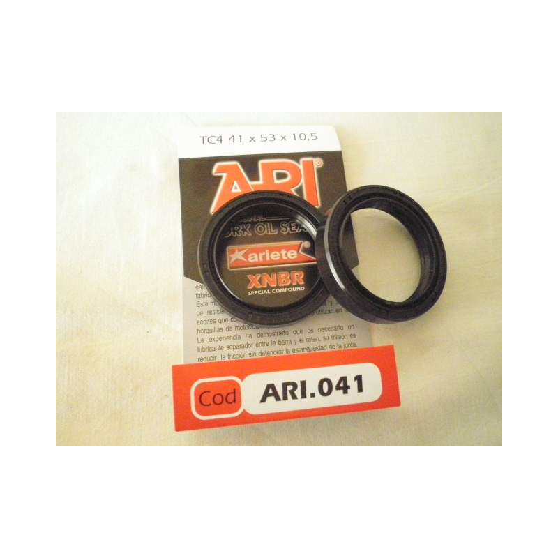 ARI041  Ariete Front Fork Oil Seals Set  41X53X10.5 Yamaha xt-600 '84-'96