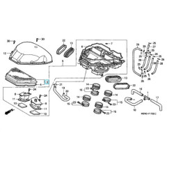 17210MBW000  Φίλτρο Αέρος Honda CBR-600F '99-'00