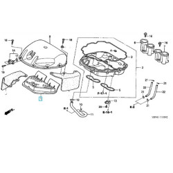 17210MBWD21  Φίλτρο Αέρος Honda CBR-600F CBR-600FSport
