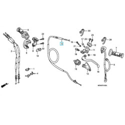 22870MENA30  Clutch Cable Honda CRF-450R '09-'12