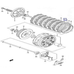 2145128C31  Clutch Steel Plate Disc Suzuki DL-650 V-Strom