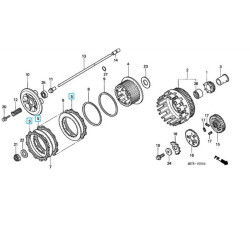 22201MBB000  Δίσκος Συμπλέκτη Φίμπερ Honda XL-1000V Varadero '99-'02