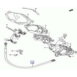 3491020G11  Speedometer Cable Suzuki FL-125 Address 