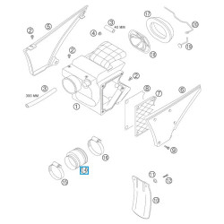 58406026000  Κολάρο Εισαγωγής Αέρα KTM LC4-640