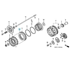 22322MN4000  Clutch Steel Plate Disk Honda XL-1000V Varadero 