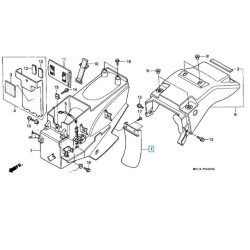 17218KZ3860  Mudguard Air Cleaner Case Honda XRV-XLV