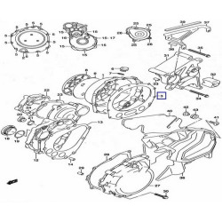 1148224F00  Φλάντζα Συμπλέκτη Suzuki GSXR-1300 Hayabusa