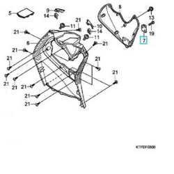 81132KTF670  Luggage Hook Honda SH-125-150