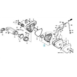 17205MZ8G20  Φίλτρο Αέρος Honda VT-600 Shadow '98-'99