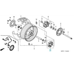 06410MBB000  Rear Wheel Damper Set Honda XL-1000V Varadero 