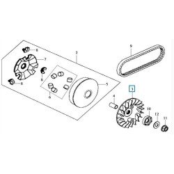 22102RA1000  Variator Driven Pulley Sym HD-200 Joyride-200