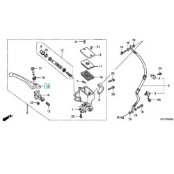 53175GCS006  Μανέτα Φρένου Δεξιά Honda SH-125-150
