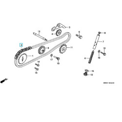 14401178003  Καδένα Εκκεντροφόρου Honda C-100 Astrea Grand NF-100 Supra