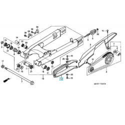 52170MBTD10  Γλύστρα Αλυσίδας Honda XL-1000V Varadero '02-'11
