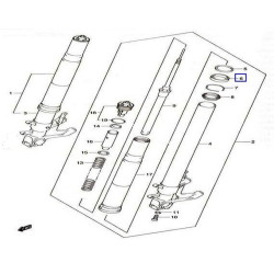 5115341G00  Front Fork Oil Seal Suzuki GSXR-1000 '05-'08