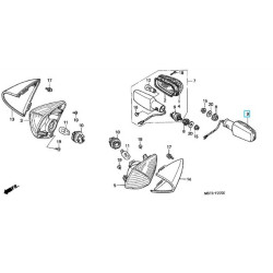 33650MBT611  Φλας Πίσω Αριστερό Honda XL-1000V Varadero '99-'06