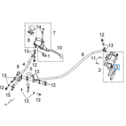 43108L3A000A  Τακάκια Οπίσθια Sym GTS-300 EFI F4