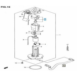1561027G00  Fuel Pump Regulator Suzuki DL-650 V-Strom 