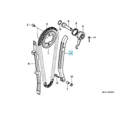 14511MN1670 Οδηγός Καδένας Εκκεντροφόρου Honda XR-600