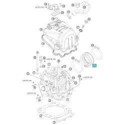 75036044000  Κολάρο Εισαγωγής KTM Duke 690 SMC 690