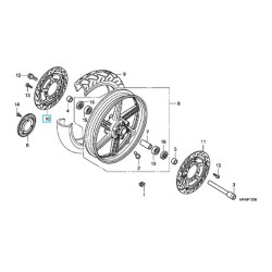 45120MFAD01  Front Right Disk Brake Honda CBF-600-1000 