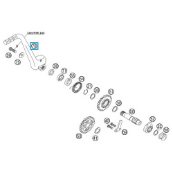 50333070144  Kick Starter Cpl. KTM EXC-125-200 '98-'11