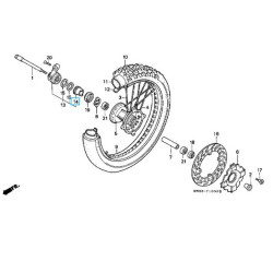 44806KW3000  Speedometer Gear Honda AX-NX