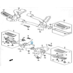 4351027G0113L  Bracket Front Right Suzuki DL-650 V-Strom '04