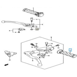 5721122D01291  Χειρολαβή Αριστερή Suzuki DL-650 V-Strom