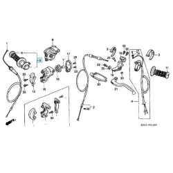 53140MAC680  Χειρολαβή Γκαζιού Honda CR-125-250 '95-'00