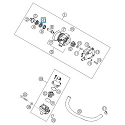 0625060016  Grooved Ball Bearing KTM LC4 640