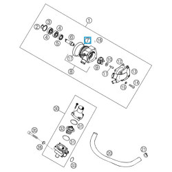 0770047015  O'Ring Αντλίας Νερού KTM LC4 640
