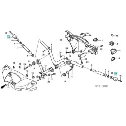 53105KPH970  Weight Steering Handle Honda ANF-125 Innova