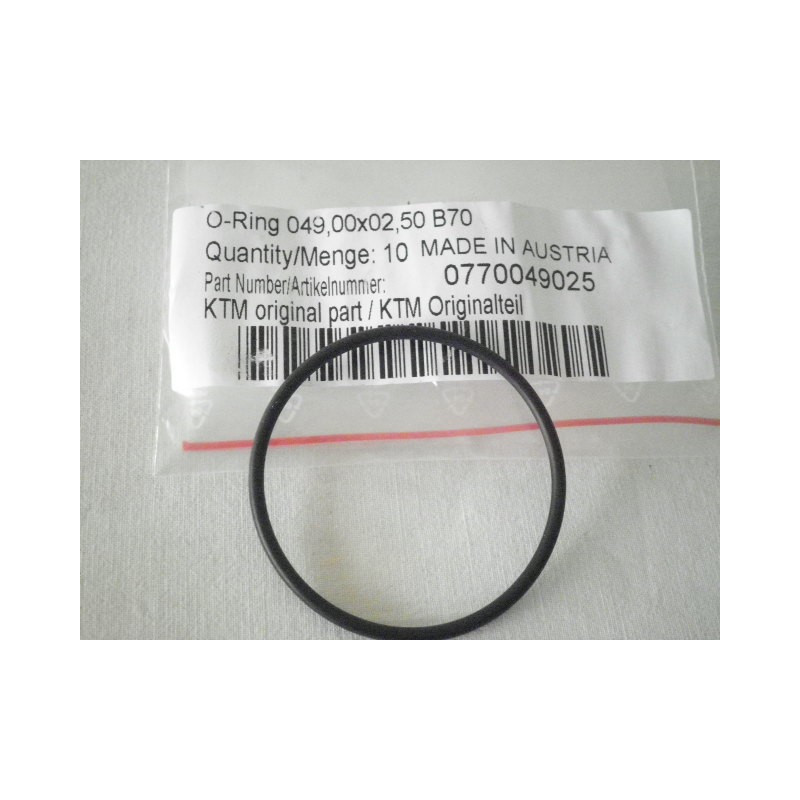 0770049025  O'Ring 49,00X2,50 KTM LC4 640