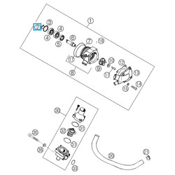 0471120010  Ασφάλεια Αξονα Αντλίας Νερού KTM LC4 640