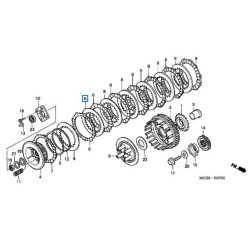 22321MN8000  Clutch Steel Plate Disk Honda XL-650V-700V Transalp