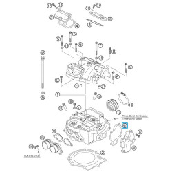 59035053000   Water Pump Cover Gasket KTM EXC-SX 4stroke