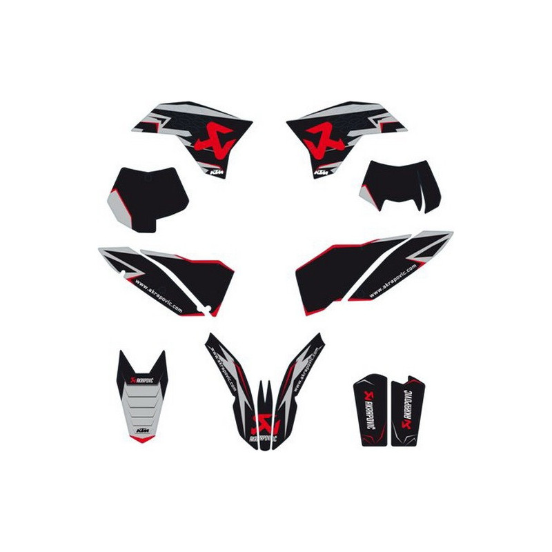 78008190500  KTM Sticker Set Akrapovic 