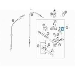 59002047000  Decompresion Lever Cpl. KTM LC4-640 '03-'07