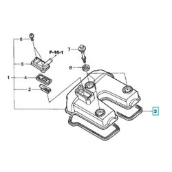 12391KPF900  Gasket Head Cover Honda CBF-250