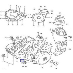 1148232E00  Clutch Cover Gasket Suzuki XF-650 Freewind
