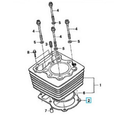 12191KZ1920  Φλάντζα Βάσεως Κυλίνδρου Honda XR-250 