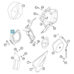 59006026000  Κολάρο Εισαγωγής Φίλτρου Αέρα KTM EXC-SX 4T '00-'05