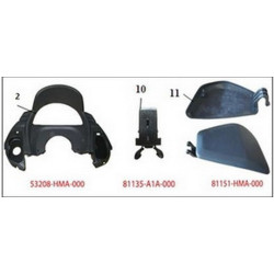 81135A1A000   Body Clip SYM GTS-200-250