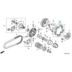 22535MCT325   Weight Clutch Set Honda FJS-600 Silverwing 