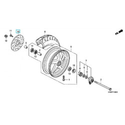 45351GCCB50  Δισκόπλακα Εμπρός Honda NHX-110 i Lead '08-'09