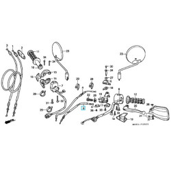 22870MY2700  Ντίζα Συμπλέκτη Honda NX-650 Dominator '92-'96